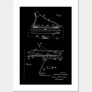 Method of Printing Vintage Patent Hand Drawing Posters and Art